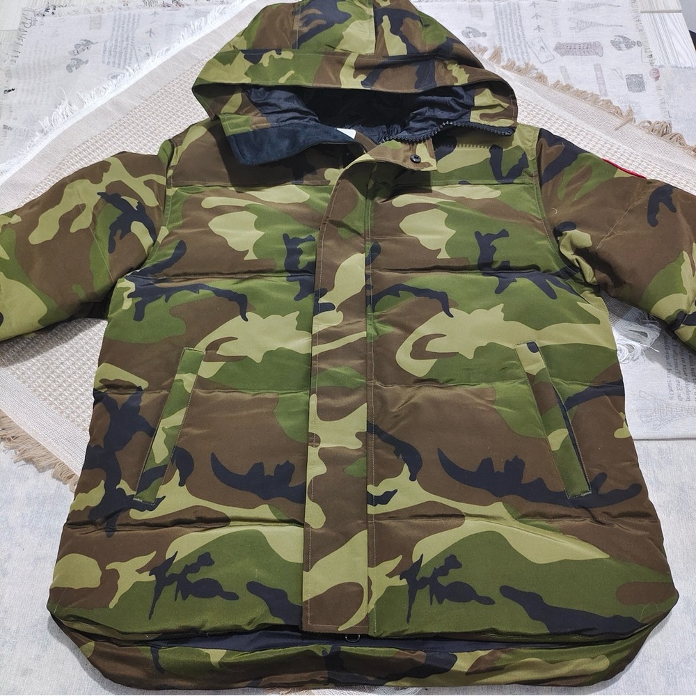 Canada Goose Camo Down Parka with Hood